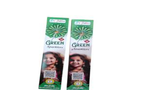 12 CM Green Sparklers