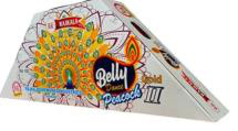 Belly Peacock- Silver (Wings)
